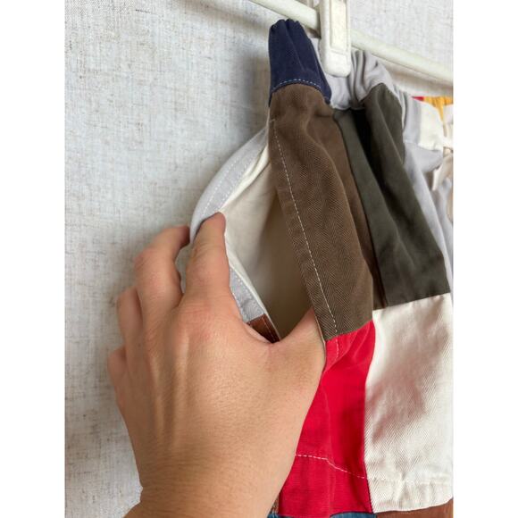 The Great. Bonfire Patchwork Shorts Sz. 2 / Medium - Picture 9 of 12